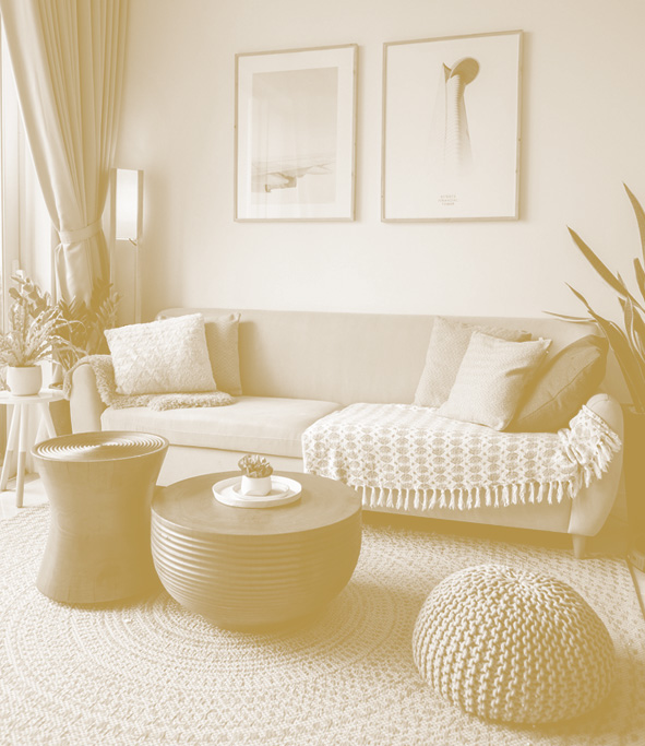 living room cleaning